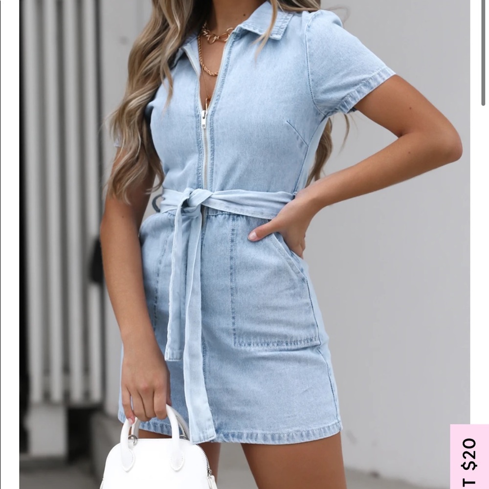 White fox misbehave mini dress